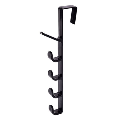 5-Level Over Door Hook Rack – Space-Saving Clothes & Towel Hanging Organizer (1 Piece)