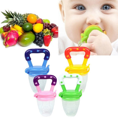 Baby Fruit Feeder Pacifier – Safe Silicone Teether & Fresh Food Nibbler