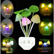 Mushroom LED Night Light – Soft Glow Plug-In Lamp for Home Décor (Random Color)