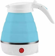 Foldable Portable Electric Kettle – 600ml Silicone Travel Water Boiler