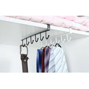 10 Hooks Mug, Cup & Utensil Storage Holder – Under Cabinet Hanging Organizer Rack