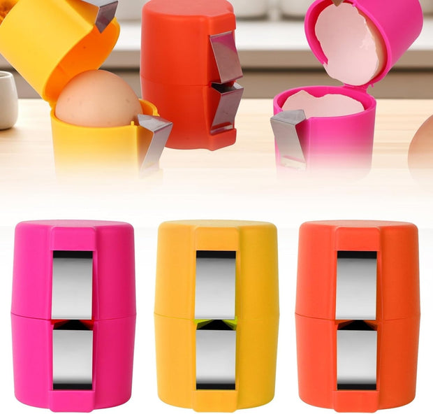 Egg Shell Opener – Smooth Cutting, No-Mess Egg Cracker Tool | Durable & Easy Grip for Daily Cooking