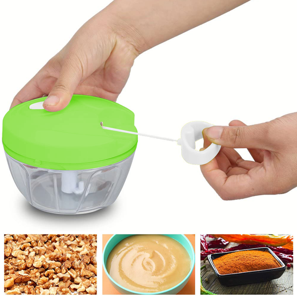 Speedy Chopper Multi-Use Turbo Cutter – Manual Vegetable & Fruit Cutter
