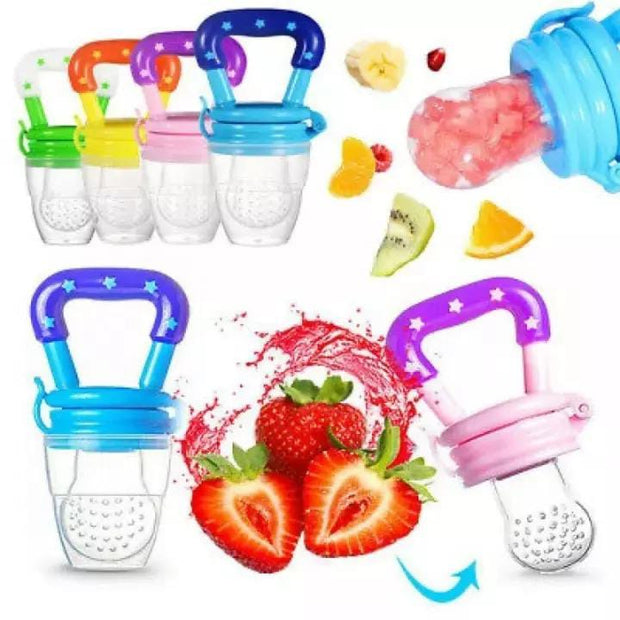 Baby Fruit Feeder Pacifier – Safe Silicone Teether & Fresh Food Nibbler
