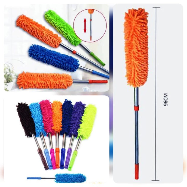Multipurpose Ceiling Fan Duster – Extendable, Bendable & Soft Fiber Cleaning Brush
