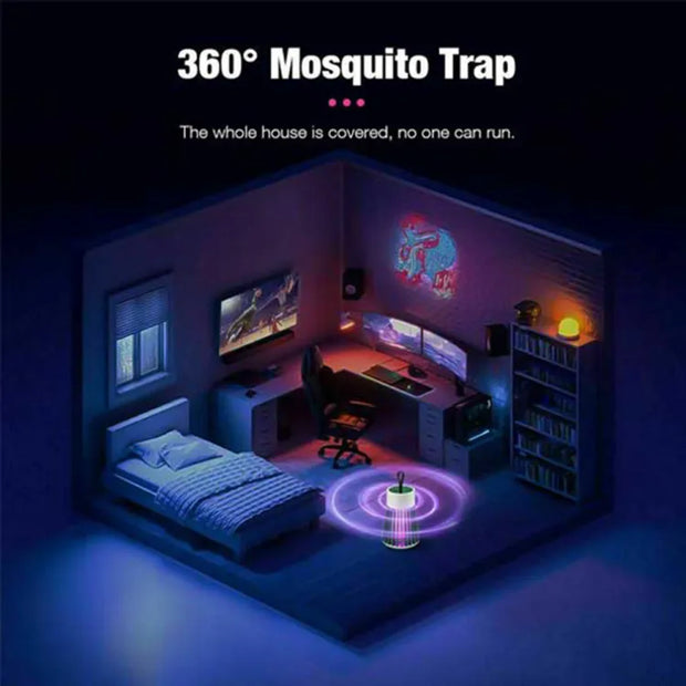 Electric Shock Mosquito Killer Lamp – Safe & Chemical-Free Insect Killer