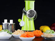 Tabletop Drum Grater – Manual Vegetable Cutter & Multifunctional Round Slicer