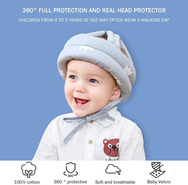 Baby Head Protector Helmet – Soft Safety Helmet for Crawling & Walking