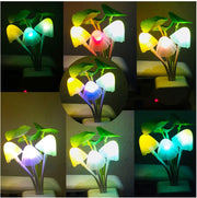 Mushroom LED Night Light – Soft Glow Plug-In Lamp for Home Décor (Random Color)