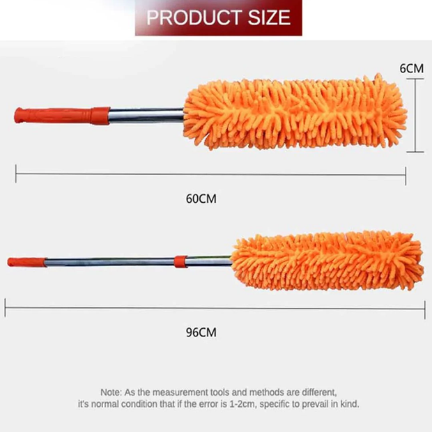 Multipurpose Ceiling Fan Duster – Extendable, Bendable & Soft Fiber Cleaning Brush