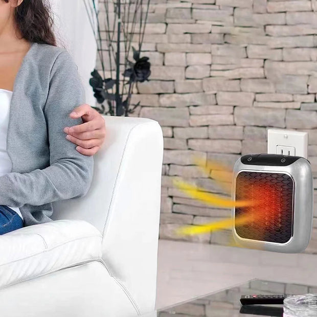 800W mini portable heater with fast adjustable heating