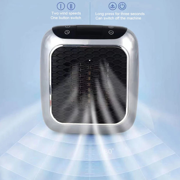 800W mini portable heater with fast adjustable heating